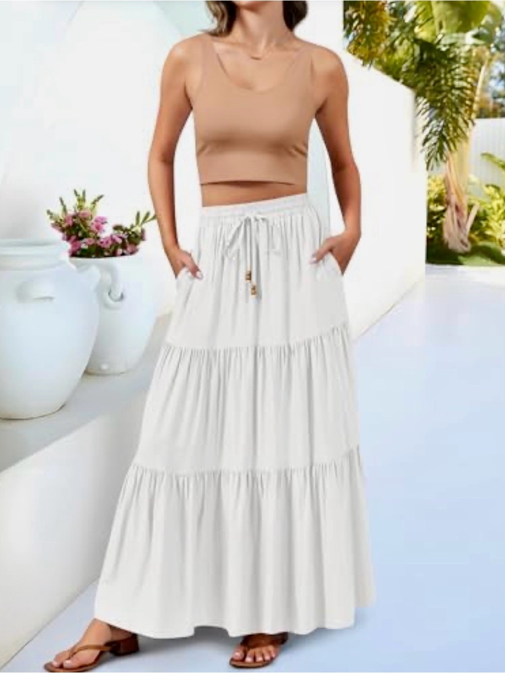 HAEOF Boho Skirt S